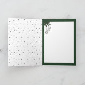 Zweig des Weihnachtsbaums Karte (Innenseite)