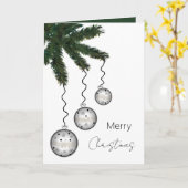 Zweig des Weihnachtsbaums Karte (Gelbe Blume)