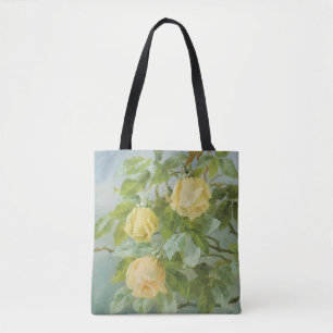 Zweig mit gelben Rosen von Anthonore Christensen Tasche