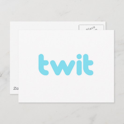 Zweig Postkarte (Vorne/Hinten)