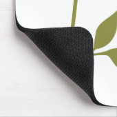 Zweig und Blatt Mousepad (Ecke)
