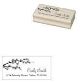 Zweigadresse Gummistempel (Stempel)