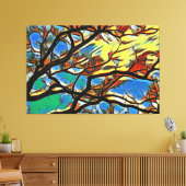 Zweige Canvas Print (Dreaming) Leinwanddruck (Insitu (Wohnzimmer))
