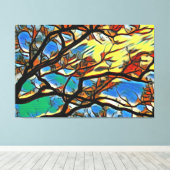 Zweige Canvas Print (Dreaming) Leinwanddruck (Insitu (Holzboden))