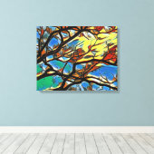 Zweige Canvas Print (Dreaming) Leinwanddruck (Insitu (Holzboden))
