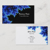 Zweige der Blauen und Schwarzen Klasse Visitenkarte (Vorne/Hinten)