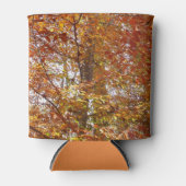 Zweige der Orangen Blätter Herbstnatur Dosenkühler (Vorderseite)