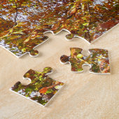 Zweige der Orangen Blätter Herbstnatur Puzzle (Seite)