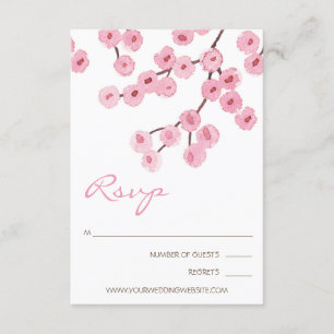 Zweige der Wasserfarbenkirche RSVP Karte