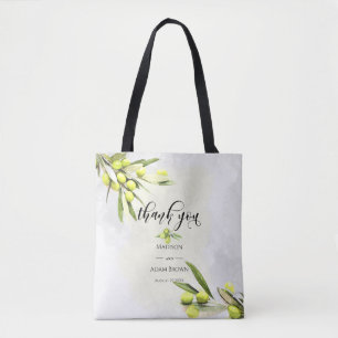 Zweige der Watercolor Olive Branches Hochzeit Viel Tasche