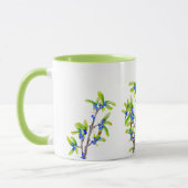 Zweige des Schwarzdorns Tasse (Links)