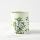 Zweige des Schwarzdorns Tasse (Zentrum)