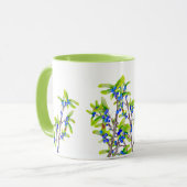 Zweige des Schwarzdorns Tasse (Vorderseite Links)