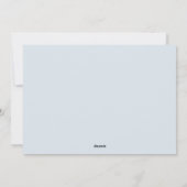 Zweige | Elegantes Foto Feiertagskarte (Rückseite)