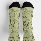 Zweige Früchte und Blätter der Mistel-Zoll Socken (Oben)