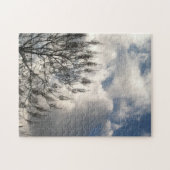 Zweige in den Wolken Puzzle (Horizontal)