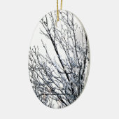 Zweige Keramik Ornament (Links)