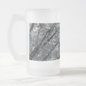 Zweige Mattglas Bierglas (Links)