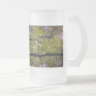 Zweige Mattglas Bierglas