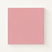 Zweige Mini-Labrador-Notebook Notizblock (Rückseite)