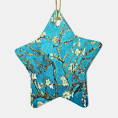 Zweige mit Almond-Blüten Keramik Ornament (Links)