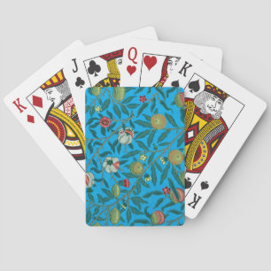 Zweige mit Granatäpfeln von William Morris  Spielkarten