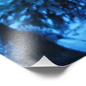 Zweige mit Schnee- und Frostkristallen bedeckt Fotodruck (Ecke)