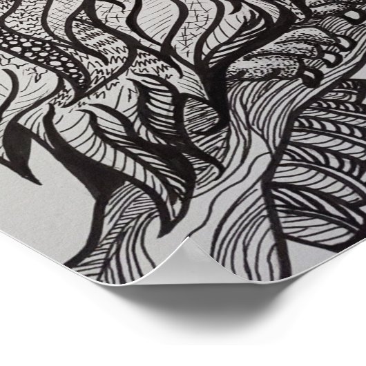 Zweige Poster (Ecke)