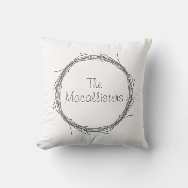 Zweige u. Reben Kissen (Vorderseite)