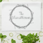 Zweige u. Reben Küchentuch (Gefaltet)