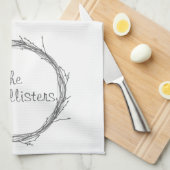 Zweige u. Reben Küchentuch (Viertel Falte)