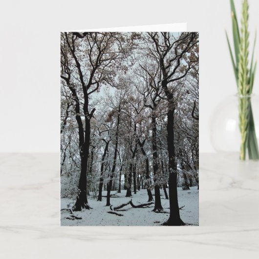 Zweige und Bäume Karte (Vorderseite)