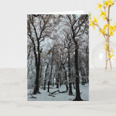 Zweige und Bäume Karte (Gelbe Blume)