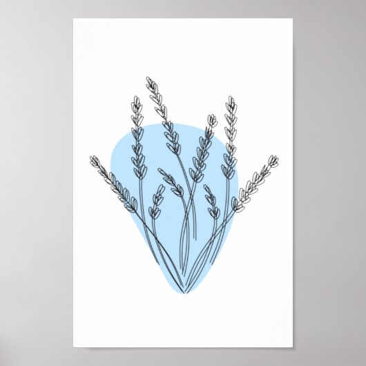 Zweige und Blätter, die Art Poster (Vorne)