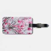 Zweige und Blüten eines Kirchenbaumes Gepäckanhänger (Rückseite horizontal)