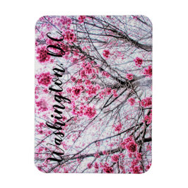 Zweige und Blüten eines Kirchenbaumes Magnet