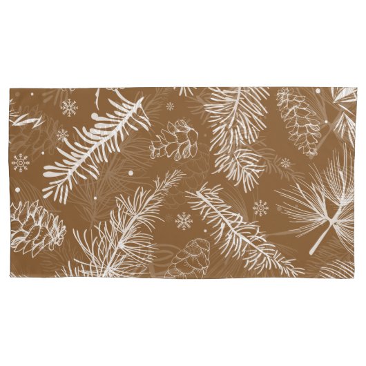 Zweige und Kiefernholz 3 Kissenbezug (Vorderseite)