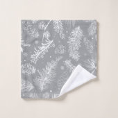 Zweige und Kiefernholz 4 Badhandtuch Set (Waschlappen)