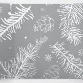 Zweige und Kiefernholz 4 Dreifach Gefaltete Urlaubskarte (Innenseite Mitte)