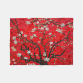 Zweige von Almond Tree in Blossom, Van Gogh Fleecedecke (Vorderseite (Horizontal))