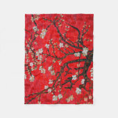 Zweige von Almond Tree in Blossom, Van Gogh Fleecedecke (Vorderseite)