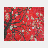 Zweige von Almond Tree in Blossom, Van Gogh Fleecedecke (Vorderseite (Horizontal))
