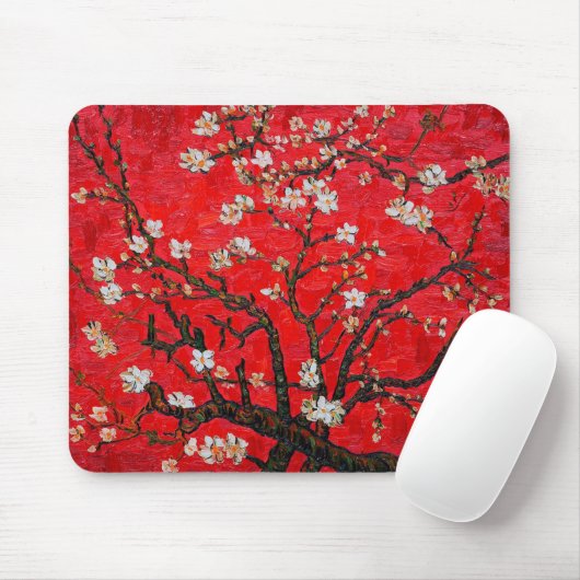 Zweige von Almond Tree in Blossom, Van Gogh Mousepad (Mit Mouse)