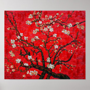 Zweige von Almond Tree in Blossom, Van Gogh Poster