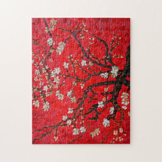 Zweige von Almond Tree in Blossom, Van Gogh Puzzle (Vertikal)