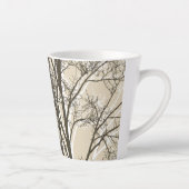 Zweige von Cream Beige Brown White Trees Milchtasse (Rechts)