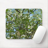 Zweige von Dogwood-Blüten Frühlingsbäume Mousepad (Mit Mouse)