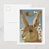 Zweige von Hasen und Wilden Feiertagspostkarte (Vorne/Hinten)