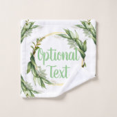 Zweige von Olivenbäumen  Badhandtuch Set (Waschlappen)