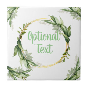 Zweige von Olivenbäumen  Fliese